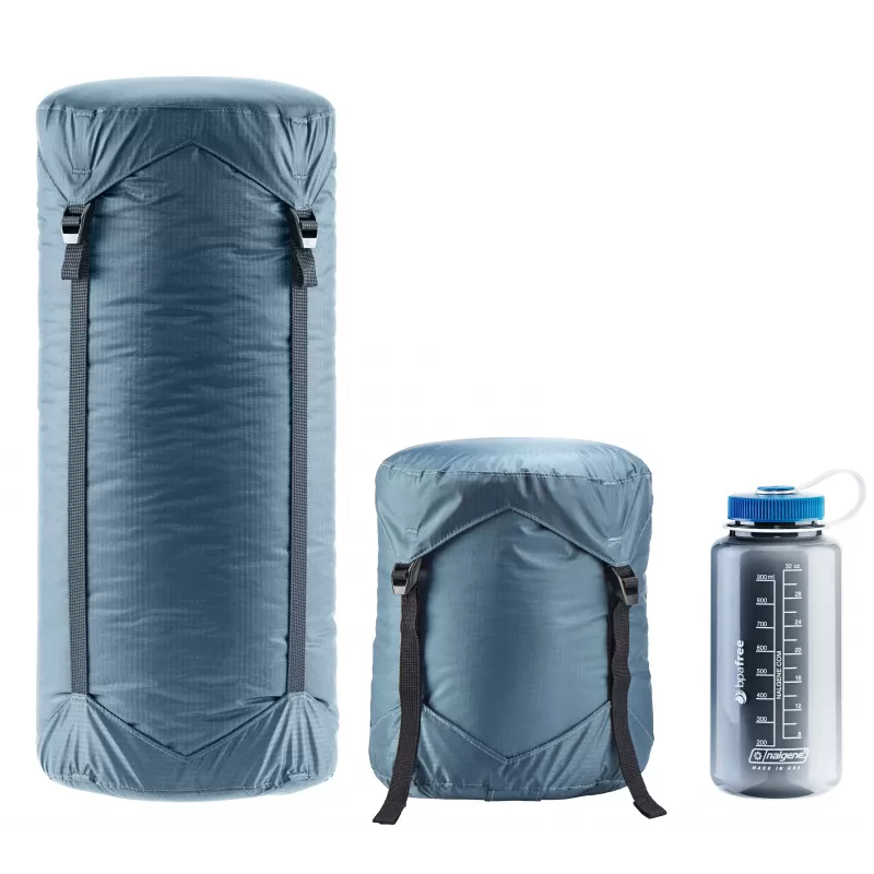 DEUTER Compression Sack M atlantic - 18L Ripstop nailono kompresinis maišas su 4 diržų kompresija