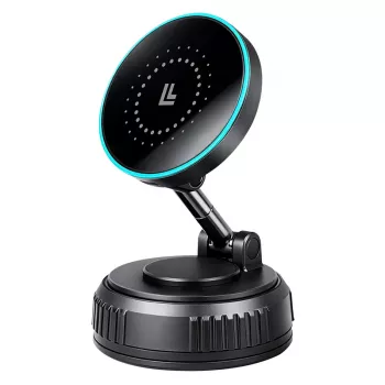 LogiLink belaidis automobilinis įkroviklis, vakuuminis magnetinis, 360° sulankstomas, 25W