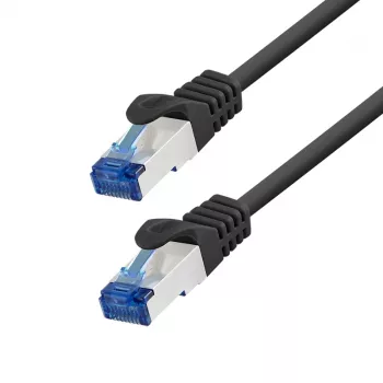 LogiLink Cat.6A S/FTP jungiamasis laidas, CCA, LSZH, juodas, 5m, EconLine