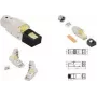LogiLink MP0085 Cat.8.1 RJ45 kištukas, ekranuotas, itin trumpas