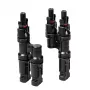 LogiLink Solar Y-Connector rinkinys, 2 vnt., MC4 suderinamas, vyriškas ir moteriškas, PVC, juodos spalvos