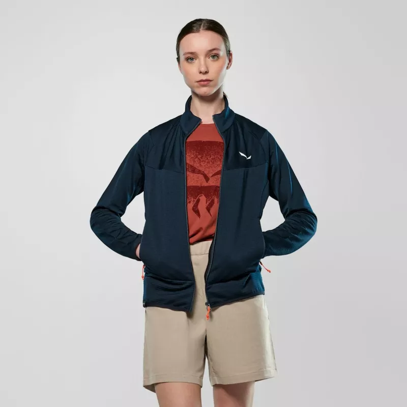 Salewa Puez Altavia PL moteriška vilnonė striukė Navy Blazer 36 (S)