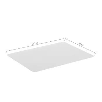 LogiLink grindų apsauginis kilimėlis 120 x 90 cm itin minkštas, permatomas kietoms grindims