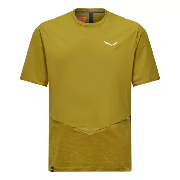 Salewa Pedroc Dry Wind vyriški marškinėliai alyvuogių žalios spalvos, L dydis
