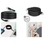 LogiLink CU0231 Magnetinis USB-C duomenų ir įkrovimo laidas, 1 m, juodas, 100W PD, USB 2.0