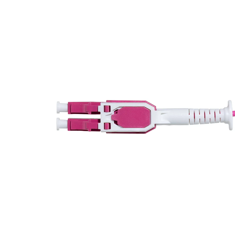 LogiLink Uniboot Push-Pull LC-LC OM4 1,0 m daugiamodis šviesolaidžio kabelis, LSZH, alyvinė