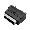 LogiLink SCART į RCA/S-Video adapteris su jungikliu, juodas
