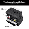 LogiLink SCART į RCA/S-Video adapteris su jungikliu, juodas