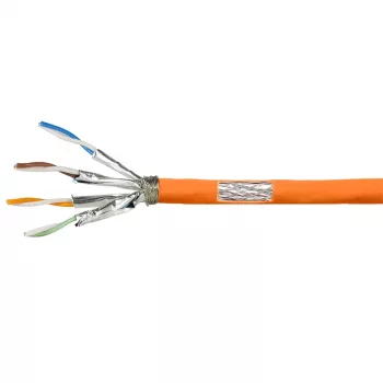 LogiLink Cat.7 600 MHz montavimo kabelis 23 AWG CCA, S/FTP 30 m, oranžinis