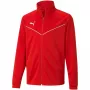 PUMA teamRISE treniruočių poliesterinė striukė Jr raudona 657393 01 164cm