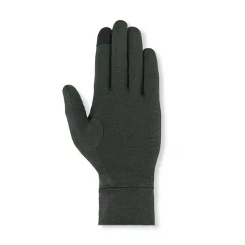 Salewa Cristallo Liner pirštinės Dark Olive XXL – Merino vilnos pamušalinės pirštinės žygiams, trekkingui ir alpinizmui