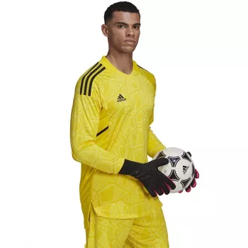 adidas Condivo 22 ilgomis rankovėmis vartininko marškinėliai vyrams Solar Yellow
