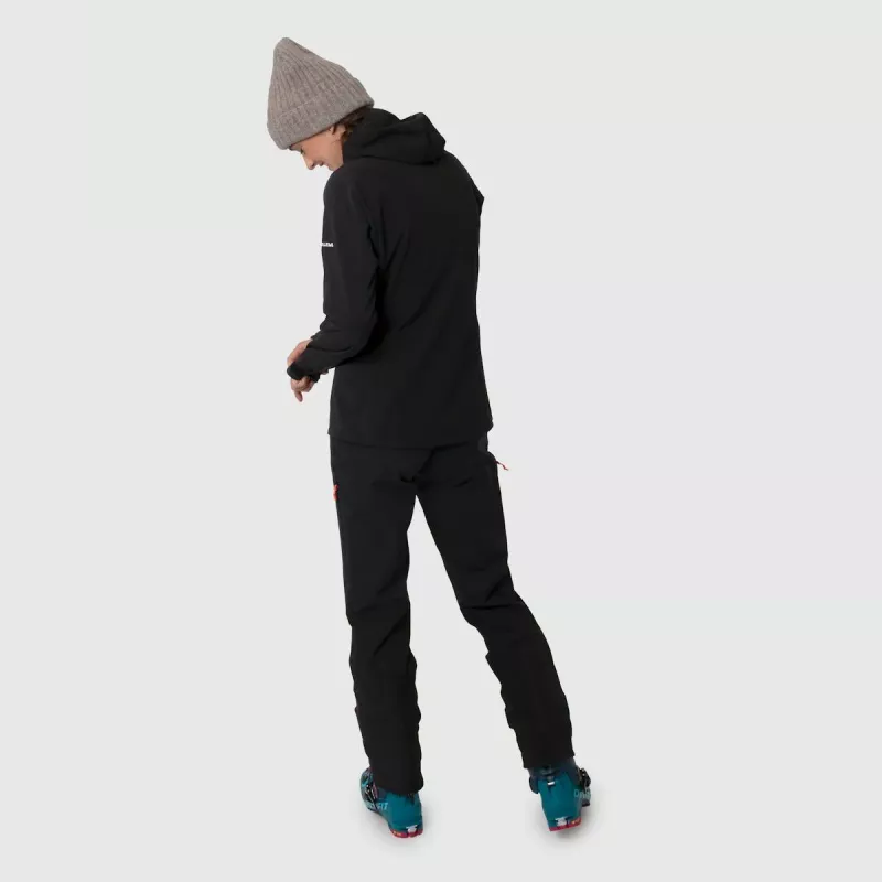 Salewa Sella DST moteriška Softshell striukė Black Out L