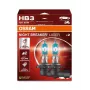 OSRAM Night Breaker Laser HB3 12V 60W P20d halogeninė lemputė, dviejų vnt. pakuotė, iki 150% ryškesnė, 150m ilgesnis šviesos spindulys, 20% baltesnė šviesa