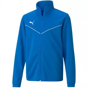 PUMA teamRISE treniruočių poliesterio švarkas Jr mėlynas 657393 02 116cm