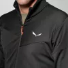 Salewa Puez Cammino Polarlite pusiau užtrauktuku vilnonis megztinis vyrams - juoda L