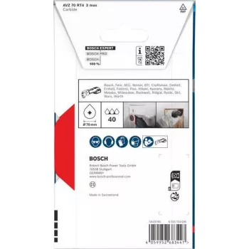 Bosch Expert Carbide-RIFF Starlock segmentinis pjūklo diskas 85 mm RT3 stambus glaistymo šalinimui