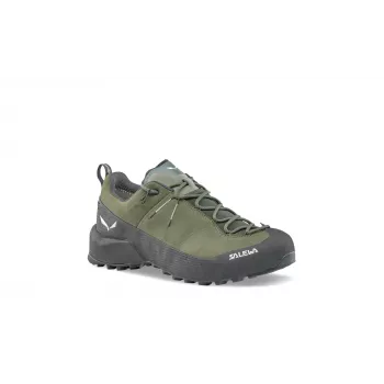 Salewa Wildfire Leather 2 GTX vyriški approach batai Faded Green/Black EU 40.5