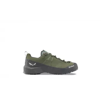 Salewa Wildfire Leather 2 GTX vyriški approach batai Faded Green/Black EU 40.5