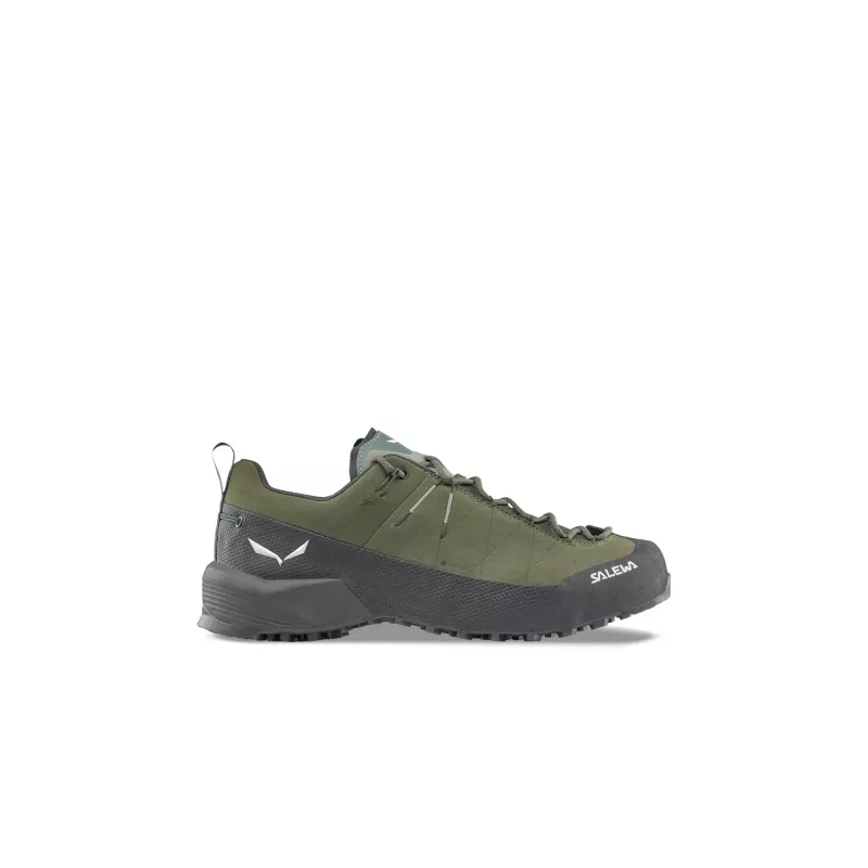 Salewa Wildfire Leather 2 GTX vyriški approach batai Faded Green/Black EU 40.5