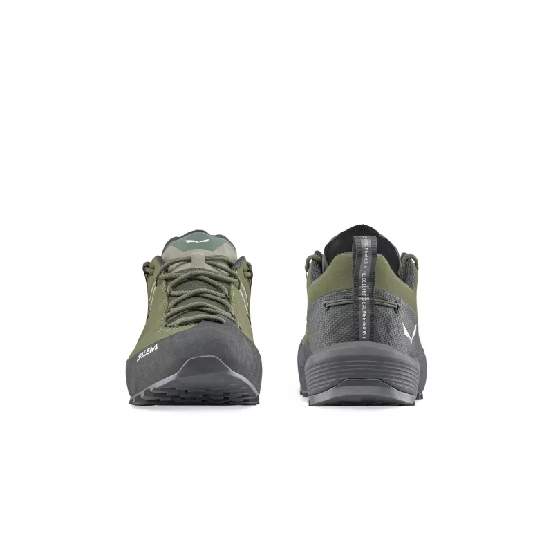 Salewa Wildfire Leather 2 GTX vyriški approach batai Faded Green/Black EU 40.5