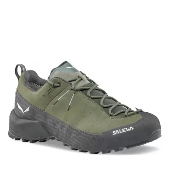 Salewa Wildfire Leather 2 GTX vyriškas privažiavimo batas - Faded Green/Black