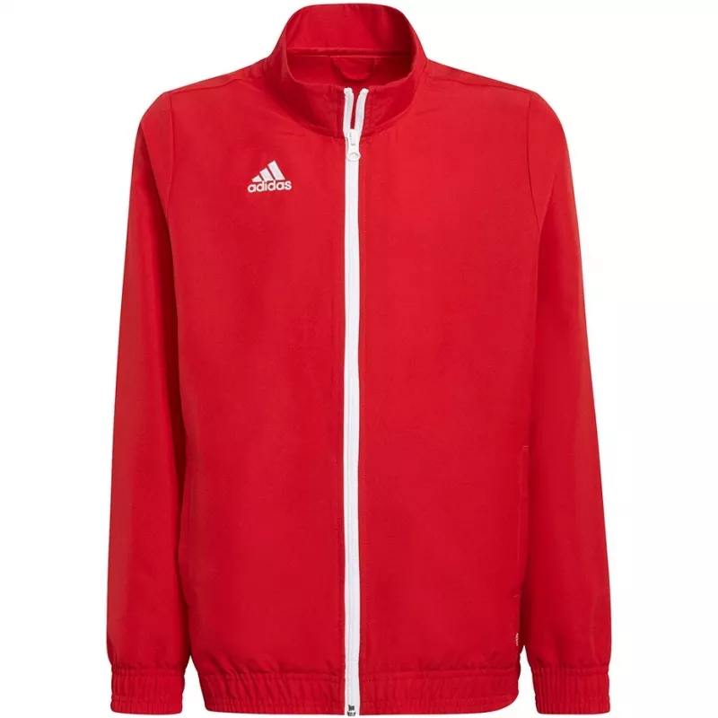 adidas Entrada 22 Pristatymo švarkas raudonas vaikams 128cm