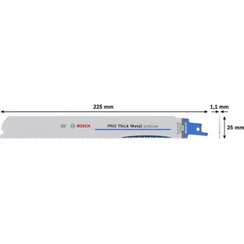 Bosch 2608658999 Expert Progressor for Metal S 1137 HBF pjūklelio diskai metalui, 225 mm, 1,1 mm, 25 vnt.