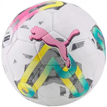 PUMA Orbita 2TB FIFA Quality Pro futbolo kamuolys - baltas-žalias-rožinis 83775 01