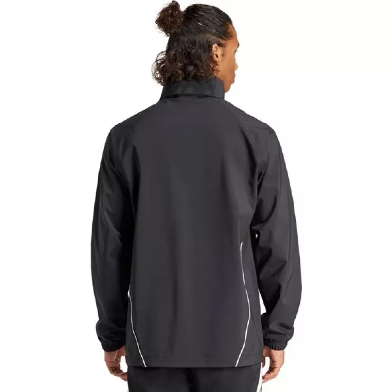adidas Tiro 24 Rain vyrų futbolo striukė juoda balta IJ7390 M