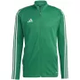 adidas Tiro 23 League vyriškas treniruočių sportinis megztinis su užtrauktuku, Team Green, IC7875, S dydis