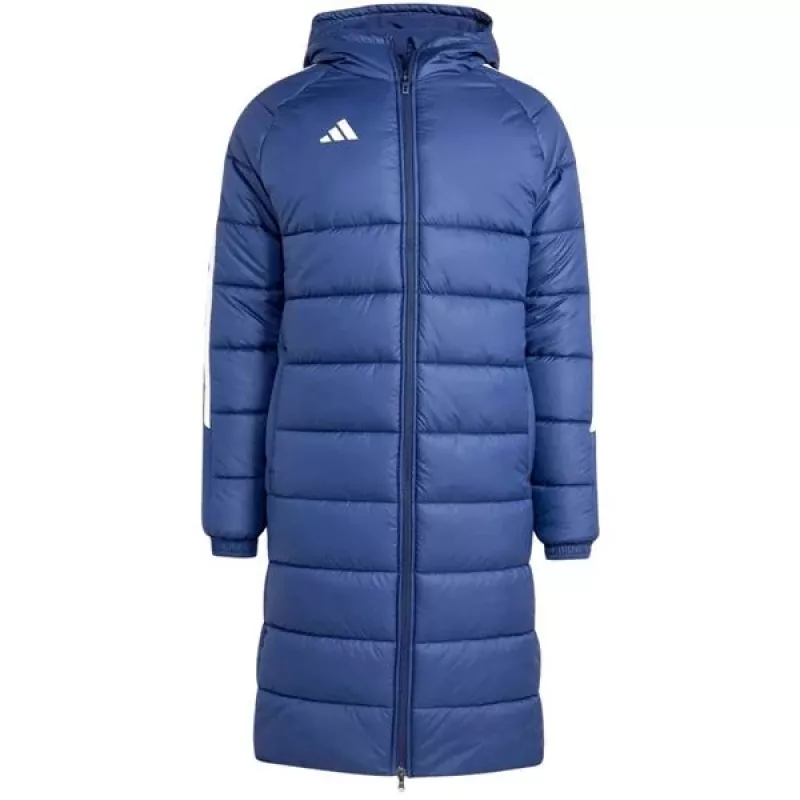 adidas vyriška Tiro 24 Long žiemos striukė, tamsiai mėlyna, L dydis