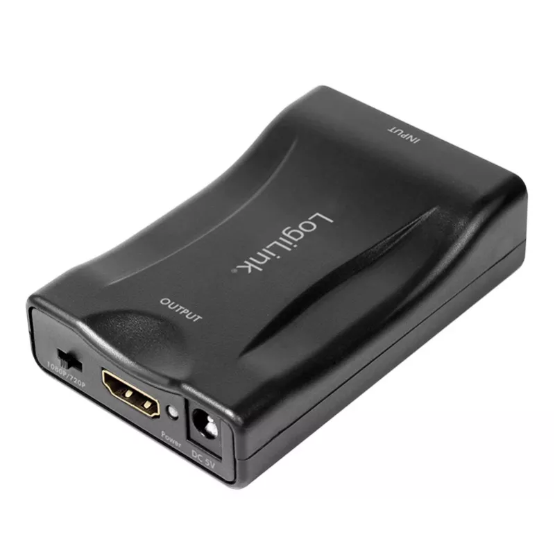 LogiLink CV0160 SCART į HDMI keitiklis, 1080p, juodos spalvos