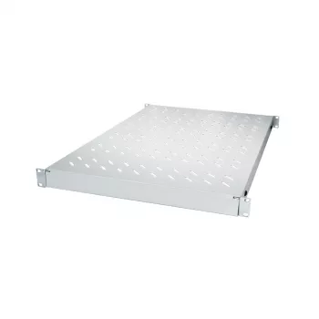 LogiLink 19 colių reguliuojama lentyna 800 mm gylio stelažams, šviesiai pilka