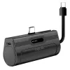 LogiLink Mobile Power Bank, LiPo, 4500 mAh, įmontuotu USB-C kištuku, juodos spalvos