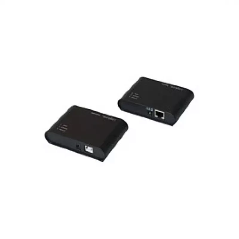 LogiLink USB 2.0 Cat.5 ilgintuvas su 4 prievadų šakotuvu, 50 m, juodas