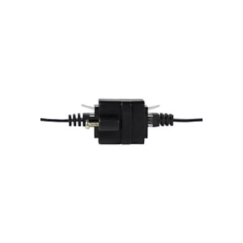 LOGILINK NP0098 RJ45 mova su tvirtinimo flanšu, 2x RJ45 lizdai, Cat.5e UTP, juoda