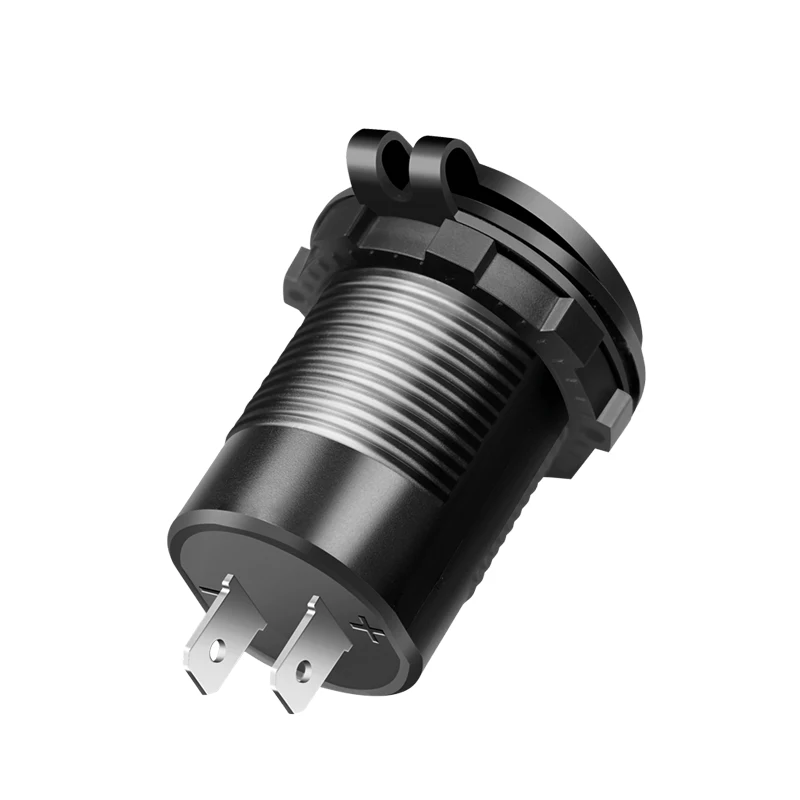 LogiLink PA0330 įmontuojamas automobilinis USB įkroviklis, USB-A + USB-C, 60 W, Power Delivery, juodas