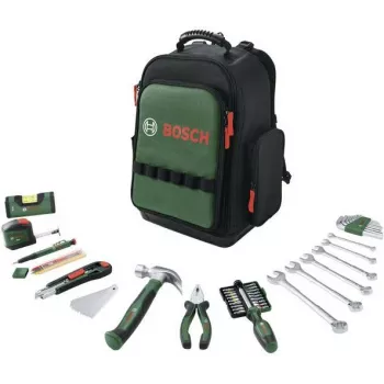 Bosch Power Tools 60 dalių įrankių kuprinė (juoda/žalia)