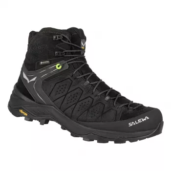 Salewa Alp Trainer 2 Mid GTX vyriški žygiavimo batai - juoda/juoda - UK 11.5 (EU 46.5)