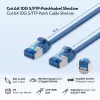 LogiLink Cat.6A Slim S/FTP LSZH Patch Laidas, 10 m, mėlynas