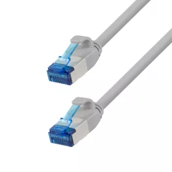 LogiLink Cat.6A Slim S/FTP LSZH Patch laidas, pilkas, 7,5 m, SlimLine