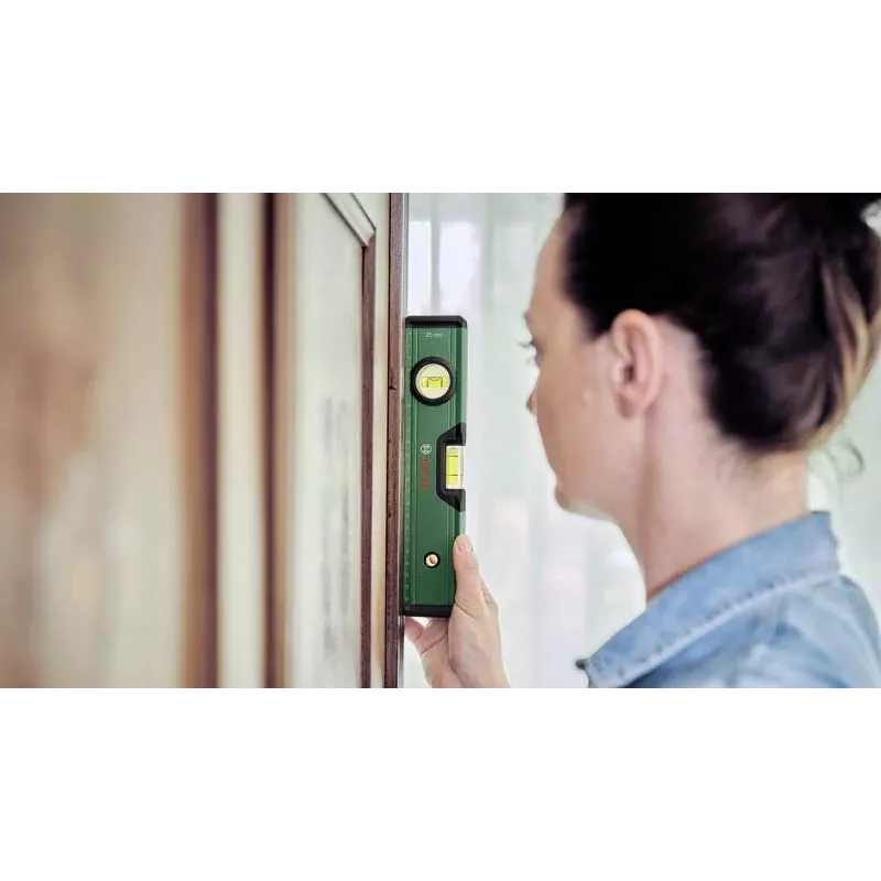 BOSCH DIY gulsčiukas 25 cm žalias su V grioveliu ir plokščia frezuota baze