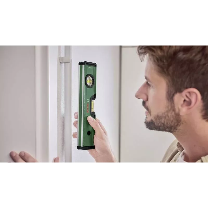 BOSCH DIY gulsčiukas 25 cm žalias su V grioveliu ir plokščia frezuota baze