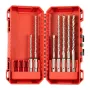Milwaukee SDS Plus M2 gręžtuvų rinkinys betonui, 7 vnt. (5, 6, 8 x 110 mm; 6, 8, 10, 12 x 160 mm)
