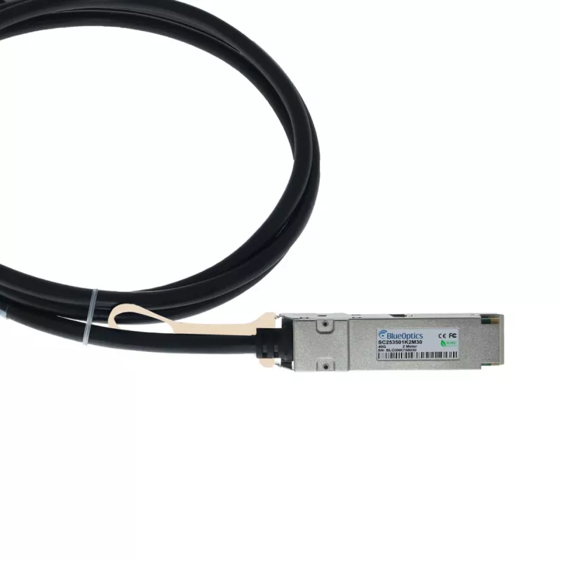 BlueOptics NetApp X66120-2 suderinamas BlueLAN QSFP+ tiesioginio prijungimo varinis kabelis 30 m