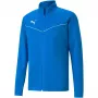 PUMA teamRISE treniruočių poliesterio švarkas jaunimui Peacoat-Puma White, S dydis