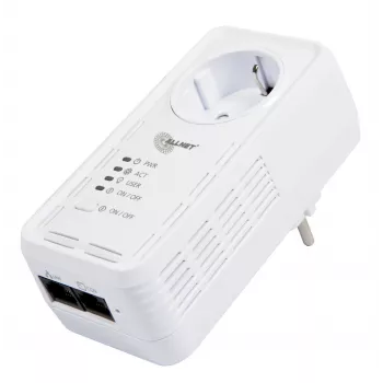 ALLNET ALL3075v4 išmanusis kištukas su Wi-Fi ir Ethernet, energijos stebėjimu, F tipo Schuko, 16A, 3680W