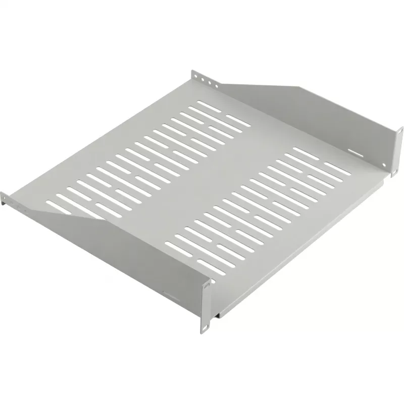 EFB ELEKTRONIK 19 inch 2U fiksuota lentyna, 400 mm gylio, 22 kg apkrova, šviesiai pilka RAL 7035