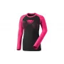 Dynafit Speed Dryarn L/S moteriški marškinėliai ilgomis rankovėmis - Pink Glo, L dydis